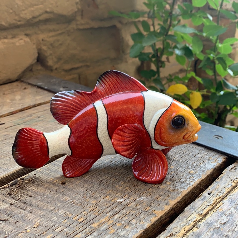 Hand painted Clown Fish decoration